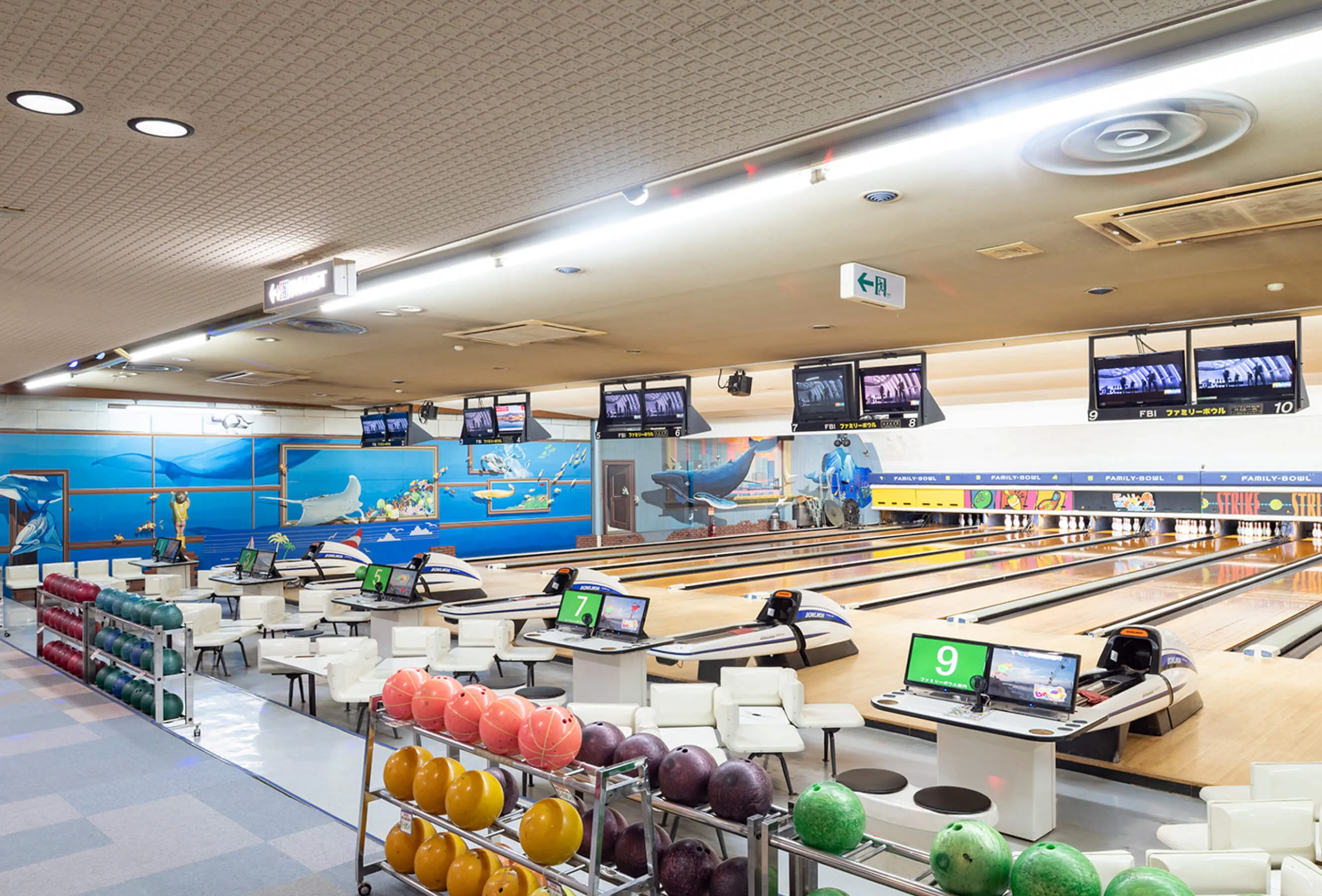 ボーリンク場の様子