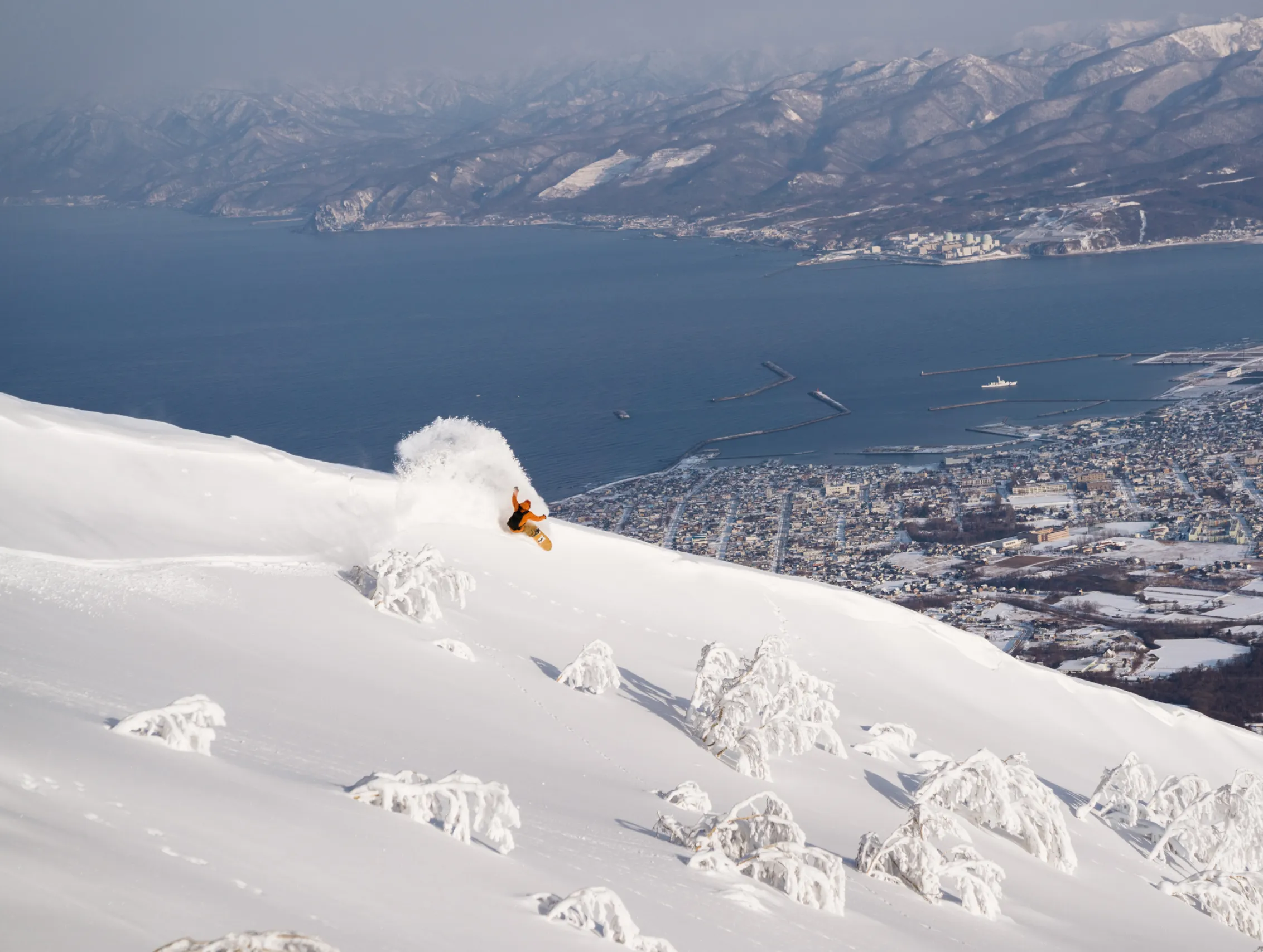 Ski slopes at RAIDEN RESORT&SPA at Iwanai