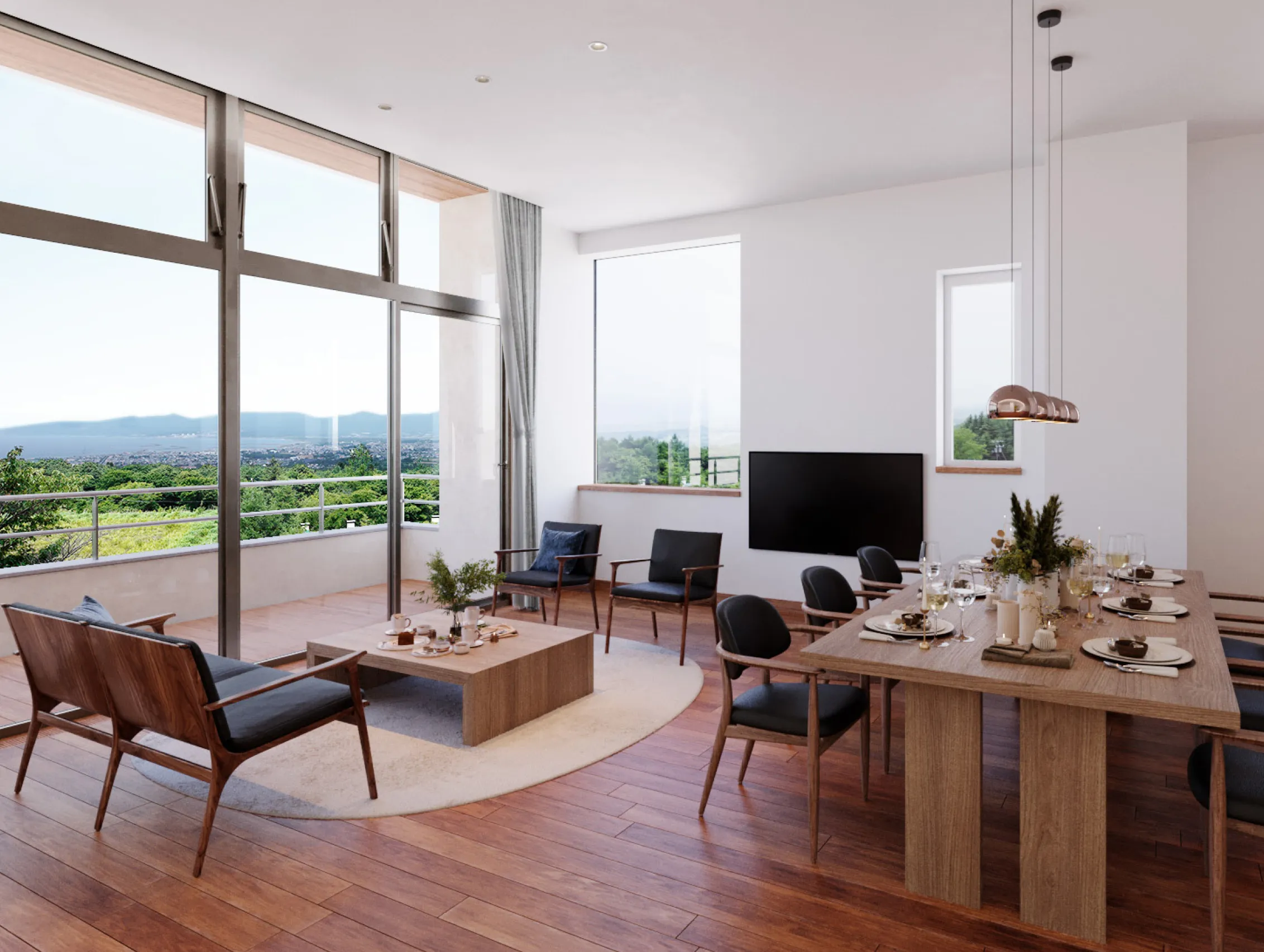 Ski slopes at RAIDEN RESORT&SPA at Iwanai