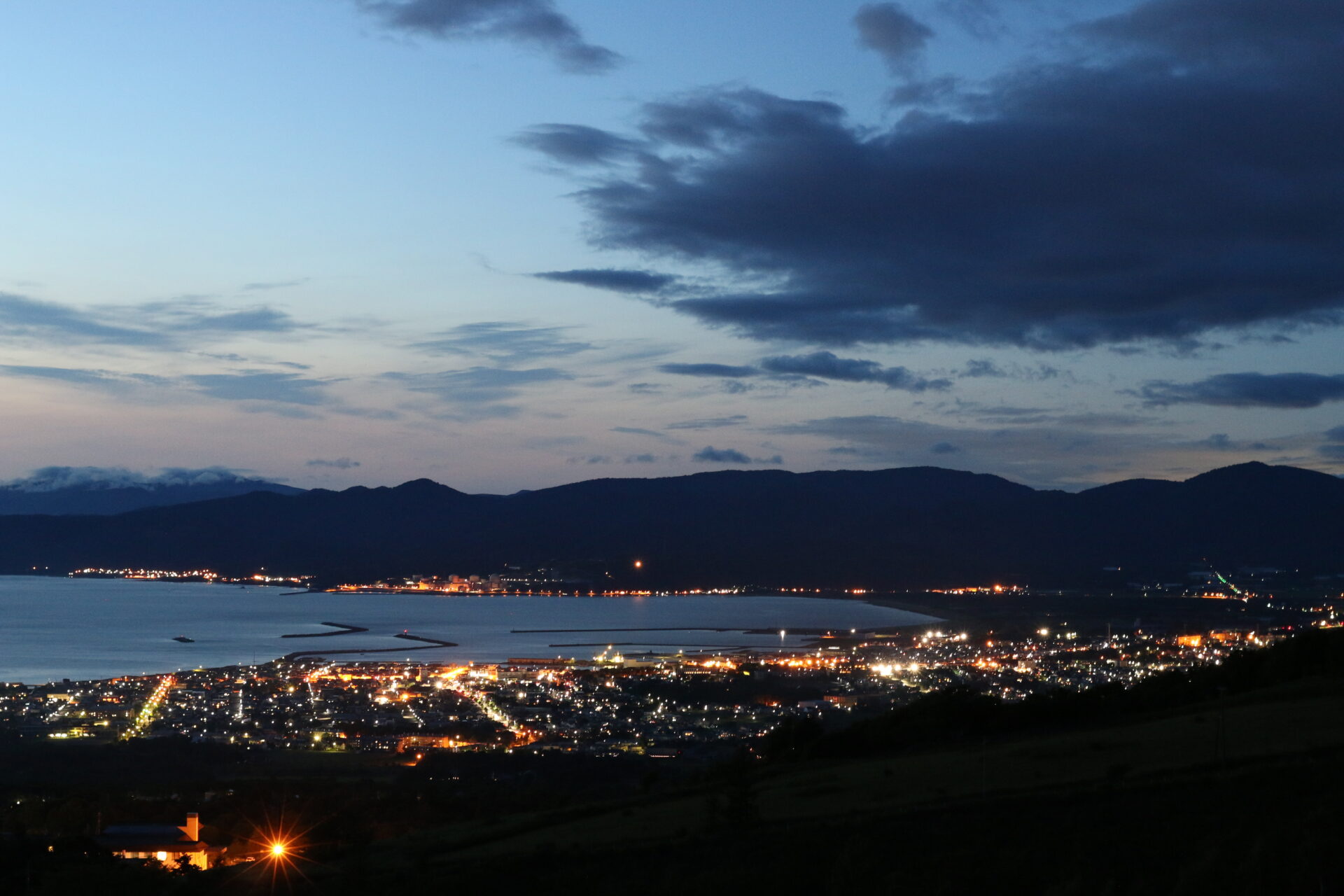 円山展望台からの夜景